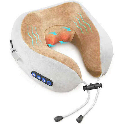U-Shaped Massaging Neck Pillow